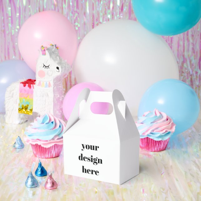 Caja Para Regalos Personalización o Personalizar (Fiesta)