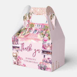 Caja Para Regalos Personalizada la fiesta de cumpleaños de maquillaj