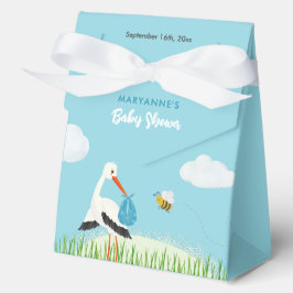 Caja Para Regalos Personalizado Baby Shower de Sky Blue Stork