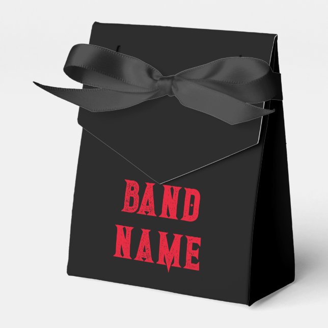 Caja Para Regalos Personalizado Band Merch (Front Side)