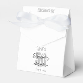 Caja Para Regalos Personalizado blanco moderno 50 Fiesta de cumpleañ