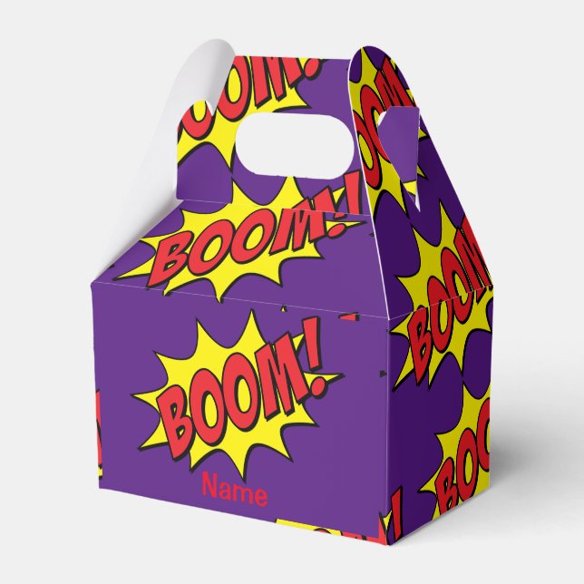 Caja Para Regalos Personalizado Boom Thunder_Cove (Front Side)