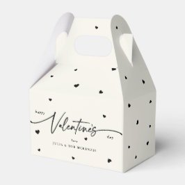 Caja Para Regalos Personalizado Color Feliz Día de San Valentín + Co