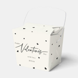 Caja Para Regalos Personalizado Color Feliz Día de San Valentín + Co