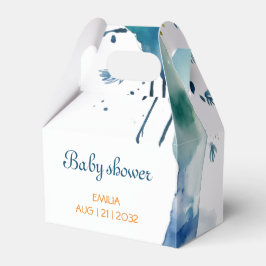 Caja Para Regalos Personalizado de Baby Shower de Cute BOHO