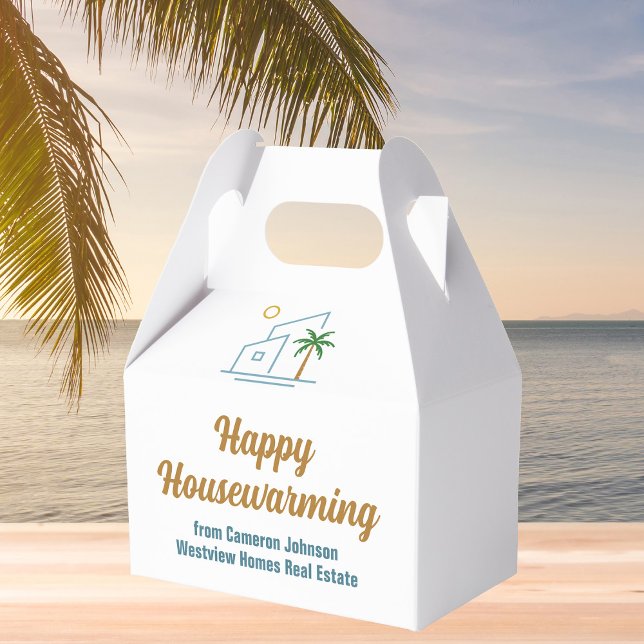 Caja Para Regalos Personalizado de Beach Real Estate Company Calenta (Subido por el creador)
