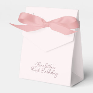 Caja Para Regalos Personalizado de Coquette Bow rosa