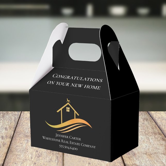 Caja Para Regalos Personalizado de empresa inmobiliaria felicitacion (Subido por el creador)
