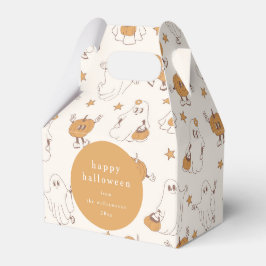 Caja Para Regalos Personalizado de Halloween de la Calabaza de Fanta