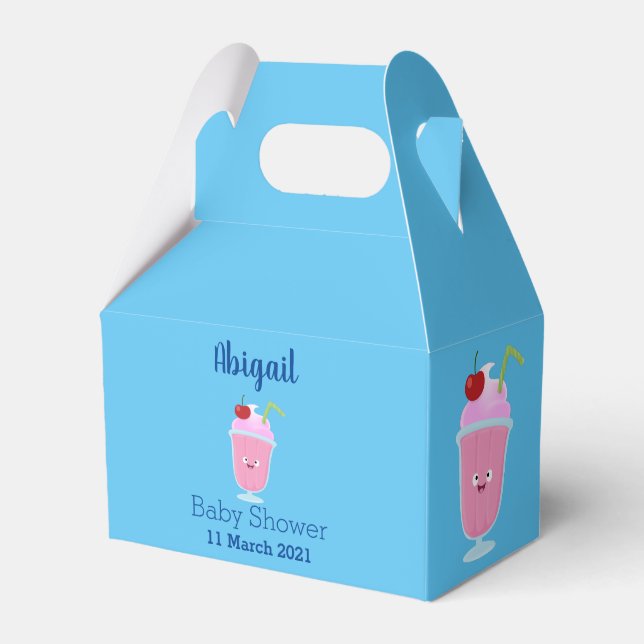 Caja Para Regalos Personalizado de helados de fresa de fresa (Front Side)