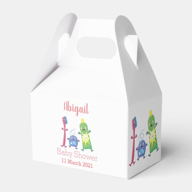 Caja Para Regalos Personalizado de hilo dental de cepillo de dientes (Front Side)