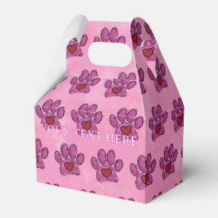 Caja Para Regalos Personalizado de impresión rosada Personalizado de