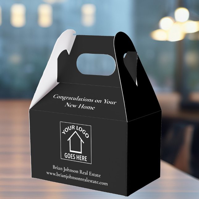 Caja Para Regalos Personalizado de la empresa inmobiliaria Logotipo  (Subido por el creador)