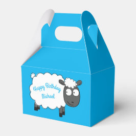 Caja Para Regalos Personalizado de la fiesta de cumpleaños del ovino