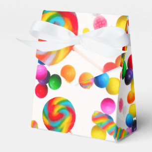 Caja Para Regalos Personalizado de la fiesta de cumpleaños Rainbow C