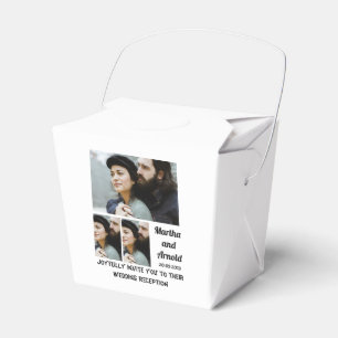 Caja Para Regalos Personalizado de la recepción de bodas 3 Collage d