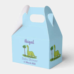 Caja Para Regalos Personalizado de los dinosaurios de brontosauro ve