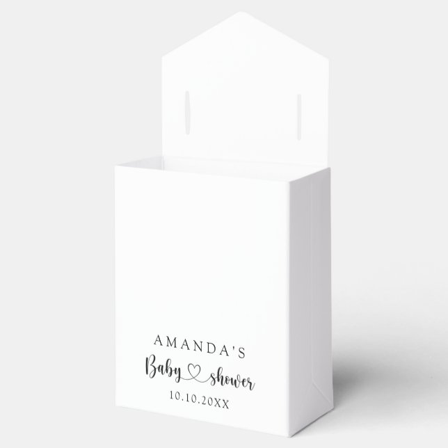 Caja Para Regalos Personalizado de otoño de Baby Shower (Abierto)