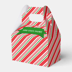 Caja Para Regalos Personalizado de patrón de canto de caña verde y b