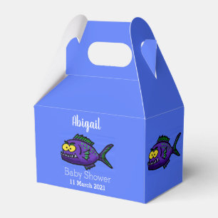 Caja Para Regalos Personalizado de pescado piraña