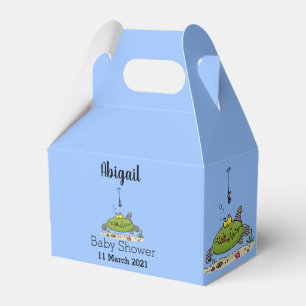 Caja Para Regalos Personalizado de pescadores de peces gordos y hamb
