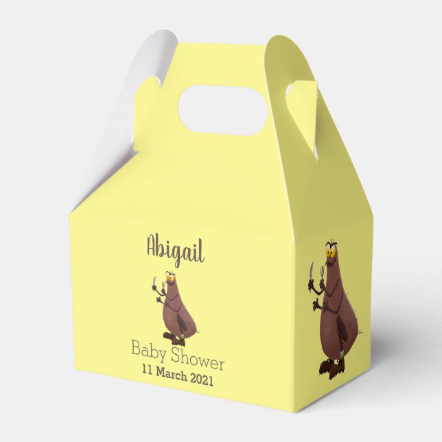 Caja Para Regalos Personalizado de pulgas fea hambrienta (Front Side)