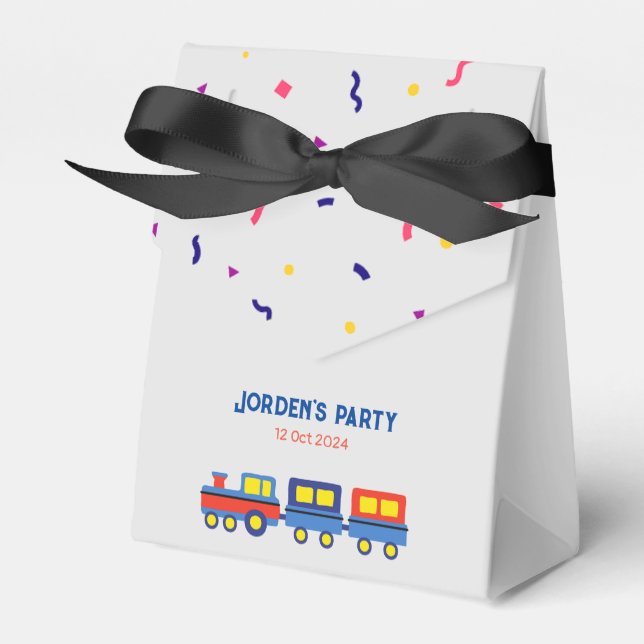 Caja Para Regalos Personalizado de viaje en tren (Front Side)