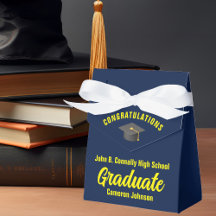 Personalizado del partido de graduación Navy Blue