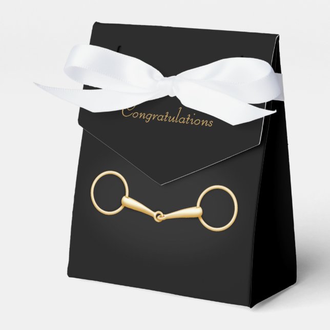 Caja Para Regalos Personalizado Ecuestre elegante (Front Side)