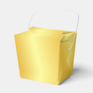 Caja Para Regalos Personalizado Elegante Faux Gold Metallic Look Mod