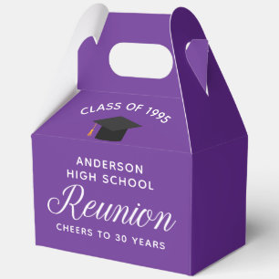 Caja Para Regalos Personalizado Fiesta de Reunión de alumnos de secu