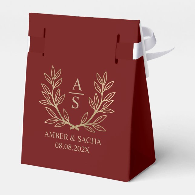Caja Para Regalos Personalizado Guardar La Fecha Con Una Palabra (Reverso)
