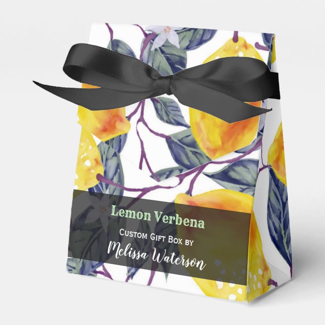 Caja Para Regalos Personalizado Lemon Greenering Product Gift Box |  (Front Side)