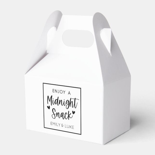 Caja Para Regalos Personalizado Midnight Snack (Front Side)