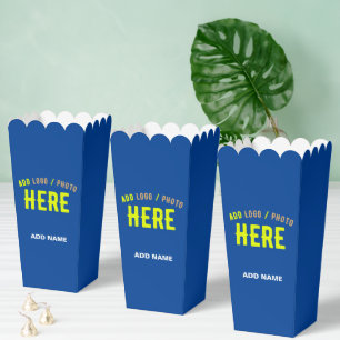 CAJA PARA REGALOS PERSONALIZADO MODERNO ELEGANTE COBALT AZUL MARCA P