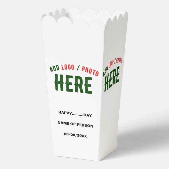 CAJA PARA REGALOS PERSONALIZADO MODERNO ESTILO MARCA VERIFICADA BLAN (Anverso)