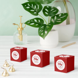 Caja Para Regalos Personalizado "Nuestro Primer Día de San Valentín"