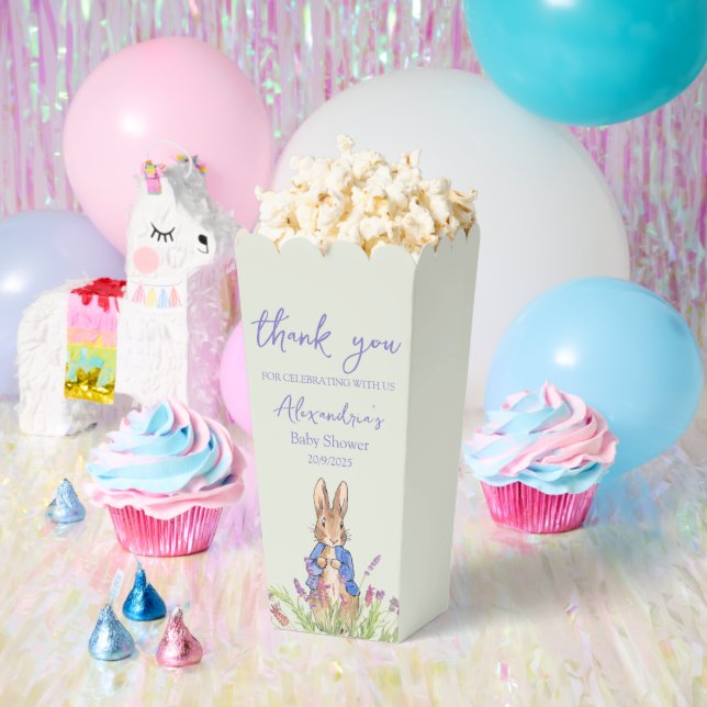 Caja Para Regalos Personalizado Peter the rabbit Baby Ducha Gracias (Fiesta)