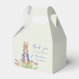 Caja Para Regalos Personalizado Peter the rabbit Baby Ducha Gracias