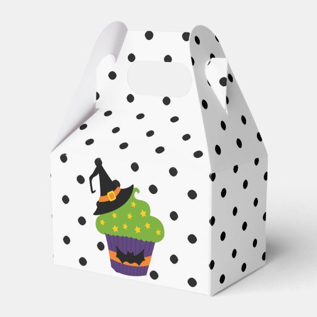 Caja Para Regalos Personalizado Retro Funky Halloween (Front Side)