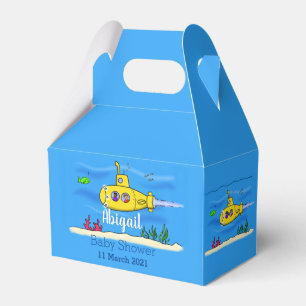 Caja Para Regalos Personalizado submarino feliz