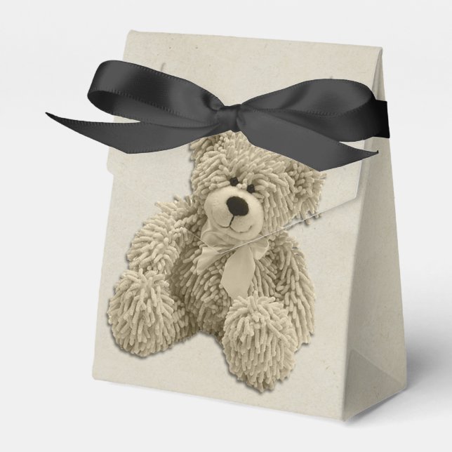 Caja Para Regalos Personalizado Teddy Bear Gracias Baby Shower (Front Side)