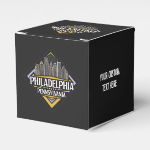Caja Para Regalos Personalizado Textos Filadelfia Pennsylvania