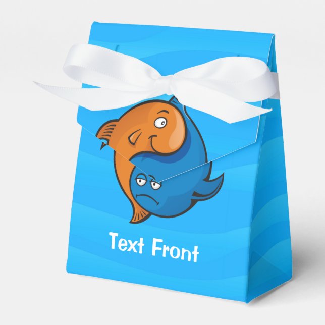 Caja Para Regalos Personalizado Yin Yang Fish (Front Side)