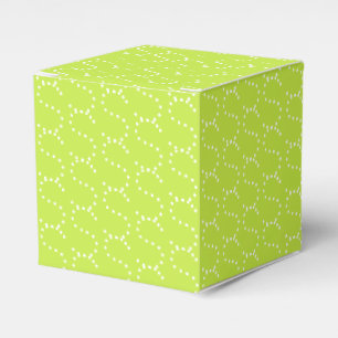 Caja Para Regalos Personalizar con inicial, letra blanca lima blanca