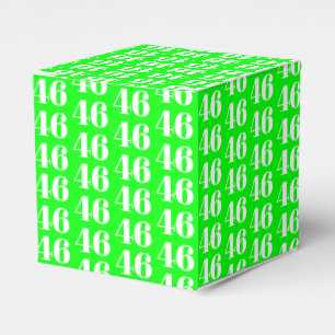 Caja Para Regalos Personalizar con inicial, número blanco regalo ve