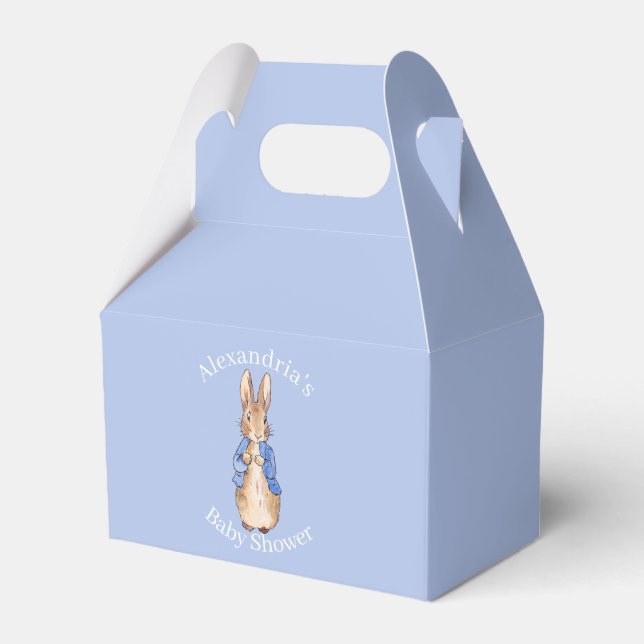 Caja Para Regalos Personalizar el Baby Shower de Peter the rabbit (Front Side)