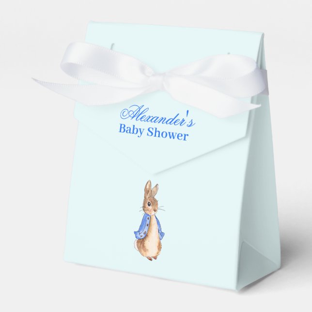 Caja Para Regalos Personalizar el nombre Peter the Rabbit Baby Showe (Front Side)