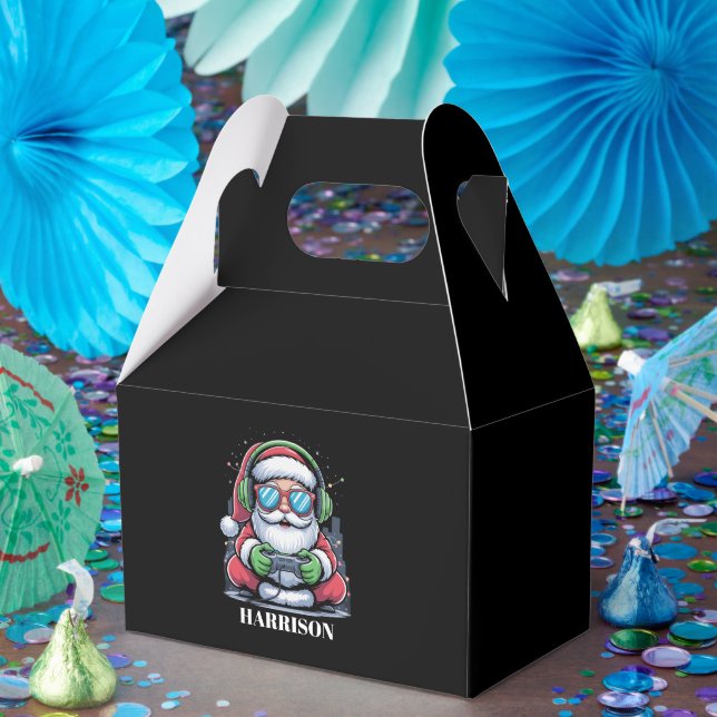 Caja Para Regalos Personalized Christmas Video Game Santa Xmas  (Fiesta)