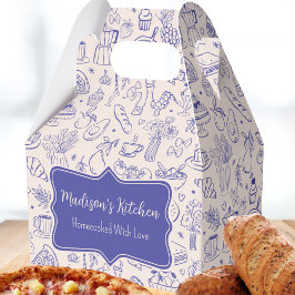 Caja Para Regalos Personalized Cute Hand Drawn Food